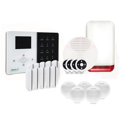 Alarma Doméstica Inalámbrica Ip Ipeos Kit Extra md 329r Atlantic