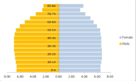 Age Sex Population Pyramid India 2050 Source Us Census Bureau Download Scientific Diagram