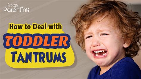 How To Deal With Toddler Tantrums 5 Best Ways Youtube