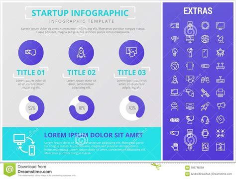 Plantilla Elementos E Iconos Infographic De Lanzamiento Ilustraci N