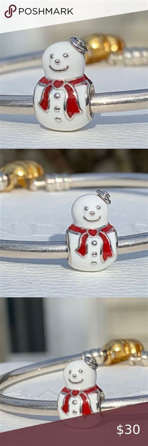 Pandora Happy Snowman ⛄️ Charm | Snowman charm, Pandora cat charm ...