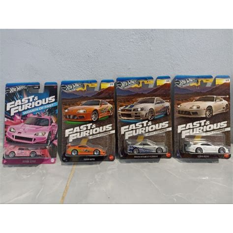 Jual Hot Wheels Fast And Furious Honda S Nissan Gt R Toyota Supra Suki Gt R Supra Putih