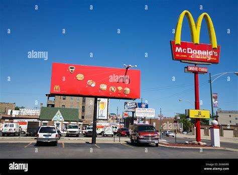 Mcdonalds billboard hi-res stock photography and images - Alamy