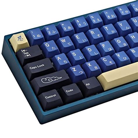 Hyekit Pbt Keycaps Keys Blue Samurai Keycaps Dye Sublimation Ninja