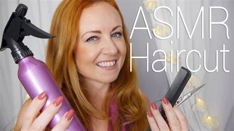 ️ Relaxing Asmr Haircut Role Play W Head Massage ️ Youtube