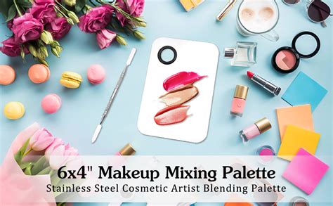 X Makeup Mixing Palette Stainless Steel Cosmetic Artist Blending