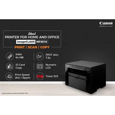 Canon 3010 Printer: Canon Imageclass Mf3010 3010 Printer Laser - Price India