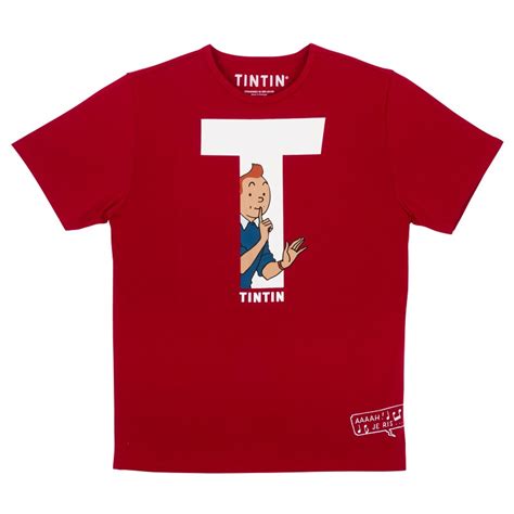 T Shirt Tintin T Red The Tintin Shop Uk