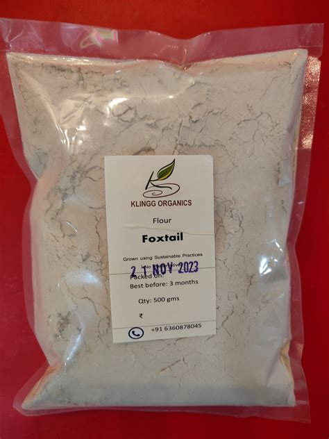 Foxtail Millet Flour 500 Gms KLiNGG Organics