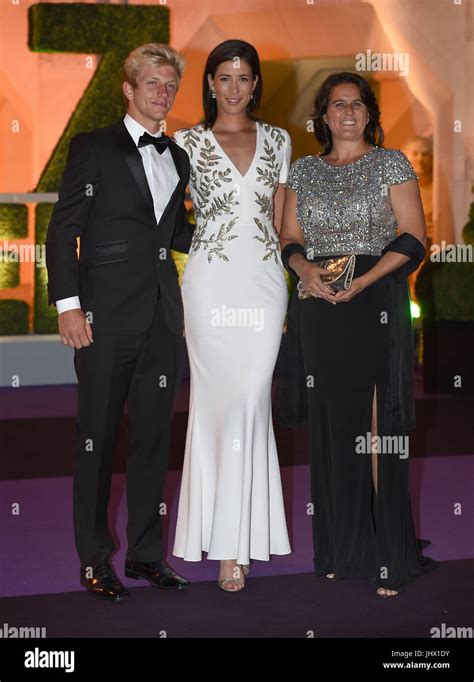 Left To Right Alejandro Davidovich Fokina Garbine Muguruza And