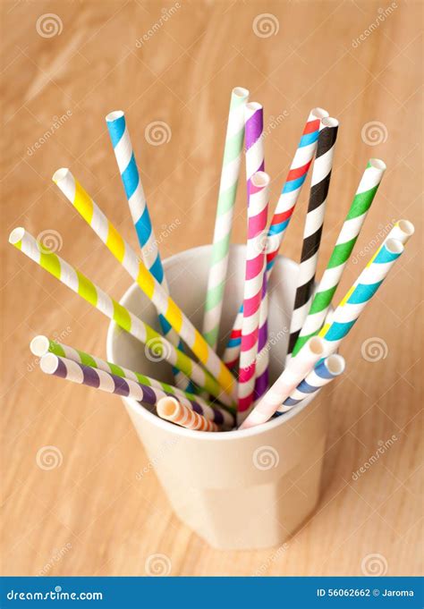 Straws in a mug stock photo. Image of tube, pipe, vivid - 56062662