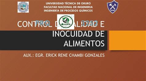 Control De Inocuidad De Alimentos By Erick Chambi Issuu