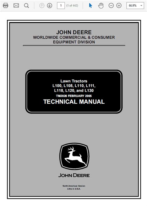 John Deere L100 Wiring Schematic Diagram