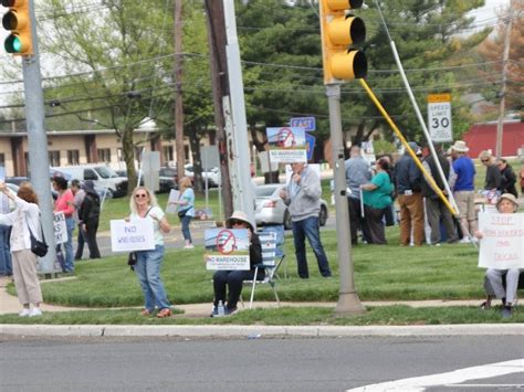 Hillsborough Protesters Rally Against Warehouses In The Township