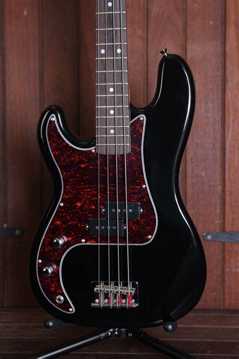 Sx Pb Bass 34 Size Solidbody Left Handed Electric Bass Guitar The