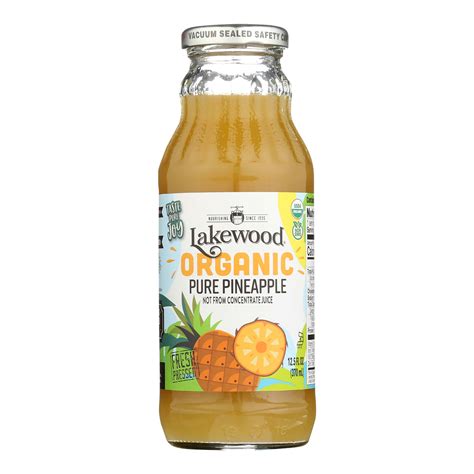 Lakewood Organic Pure Pineapple Juice 125 Fl Oz Shipt