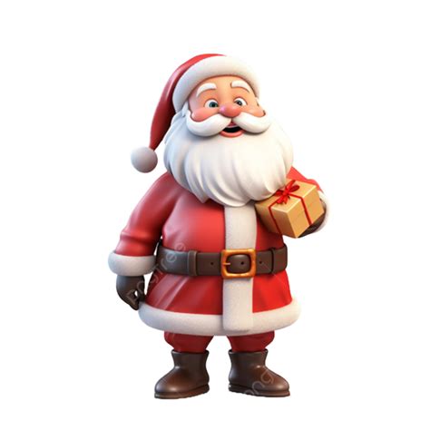 D A De Navidad D Santa Clous Personaje Fondo Transparente Png D A De