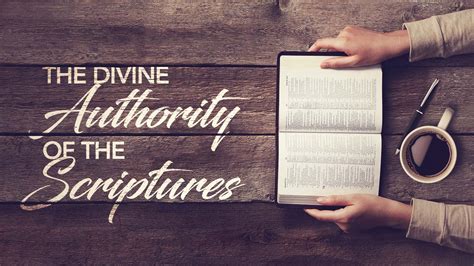 The Divine Authority Of The Scriptures Part 3 Authority In Prophecy