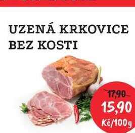 UZENÁ KRKOVICE BEZ KOSTI 100g v akci AkcniCeny cz