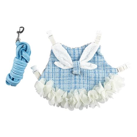 Rabbit Vest Harness Bunny Clothes Adjustable Soft for Guinea Squirrel ...