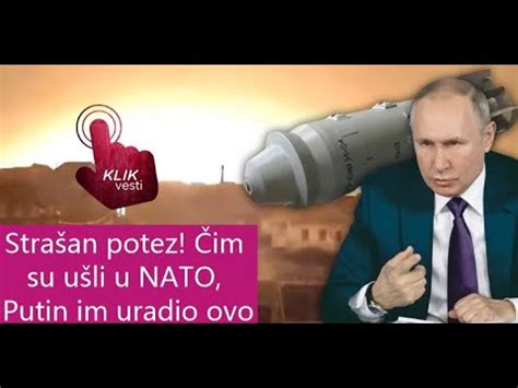 Strašan potez Čim su ušli u NATO Putin im uradio ovo YouTube