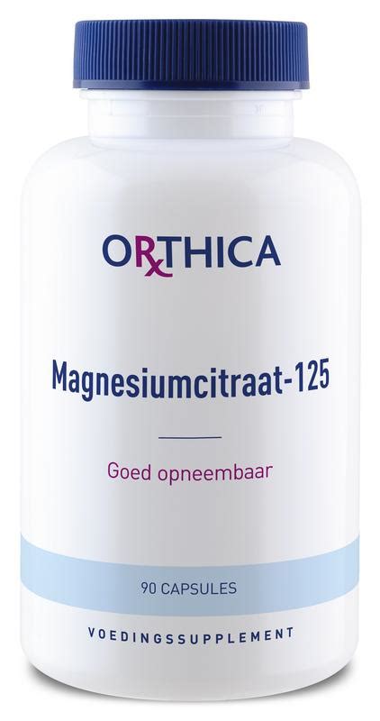 Magnesium Citraat Capsules Orthica Bik Bik Online Pharmacy