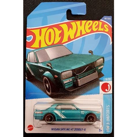 Hot Wheels Nissan Skyline HT GT X Shopee Brasil