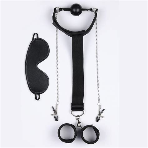 Amazon PCS Handcuffs Sex Toys BDSM Bondaged Restraints Sex Blindfold Sex Store For