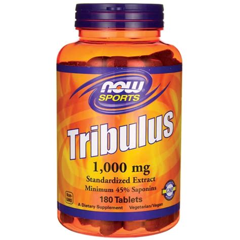 NOW Sports Nutrition Tribulus Tribulus Terrestris 1 000 Mg Double