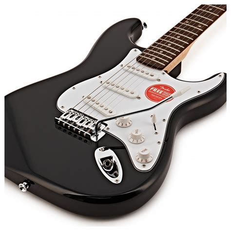 Squier Affinity Stratocaster, Black at Gear4music