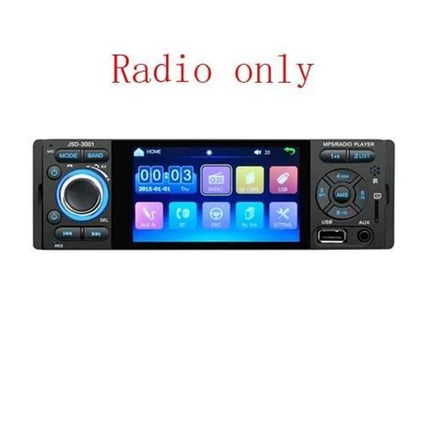 Jsd Radio Seulement Autoradio Bluetooth Din Mirrorlink Lecteur