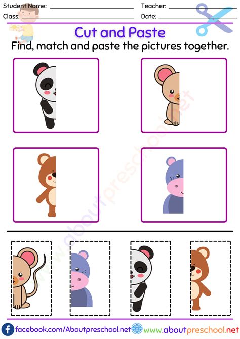 Other Activities Archives About Preschool Cut And Paste Worksheets Cut And Paste Preschool