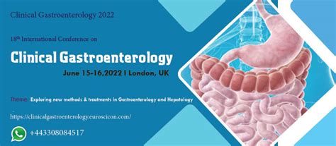 Clinical Gastroenterology 2022 London UK Conferences UK Europe