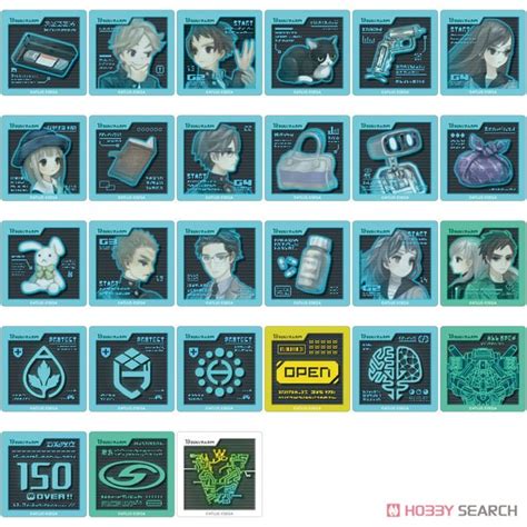 Sentinels Aegis Rim Icon Sticker Collection A Box Set Of