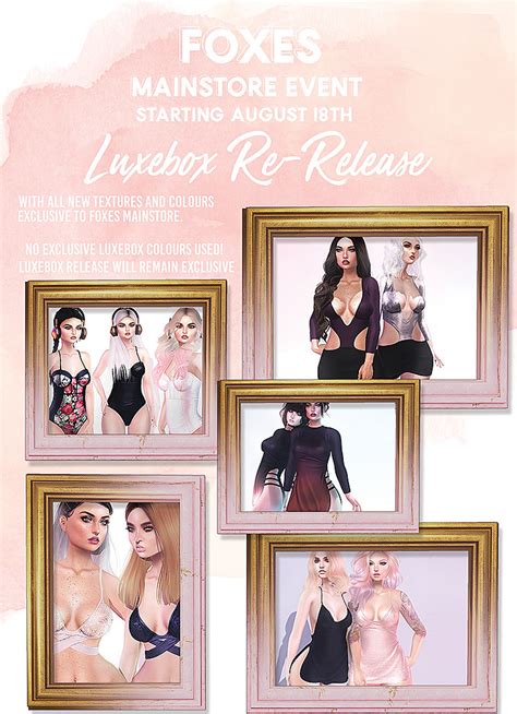 Foxes Luxebox Mainstore Release New Colours Hey Guys Flickr