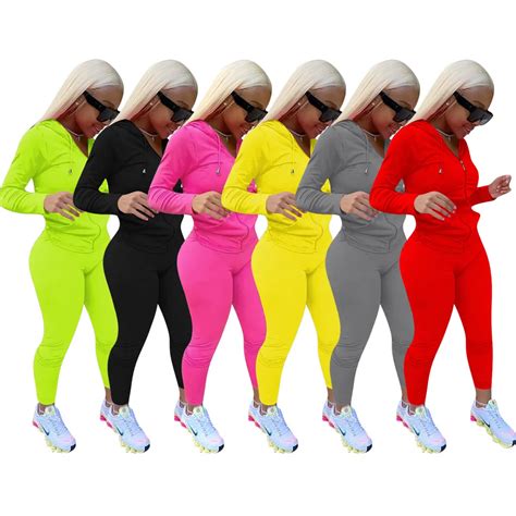 Womens High Waist Plus Size Thermal Leggings Tracksuit Set For Fallwinter Sports And Fitness