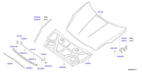 Nissan Altima Hood Seal - 65810-JA000 | My Nissan Part, GREENFIELD WI