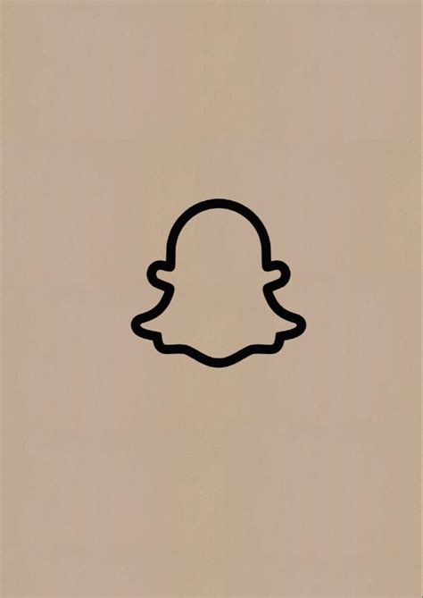 Snapchat Logo Aesthetic Beige Pin On Luna Shop Instagram Highlight