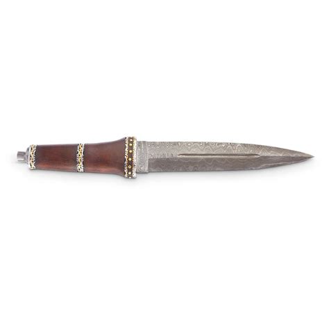 Damascus Dirk Style Dagger Knife 618913 Collectors Knives At