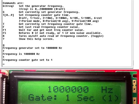 Frequency Generator And Frequency Counter For Pro Micro Arduino