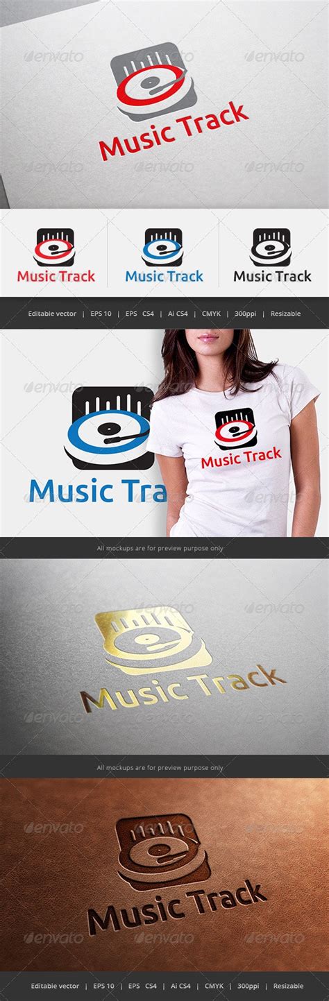 Music Track Logo By Wheeliemonkey Graphicriver