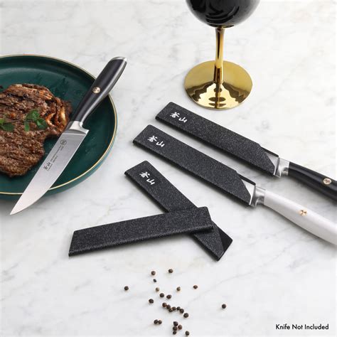 8-Piece Steak Knife Guard Set, Black, 1026641 – Cangshan Cutlery Company