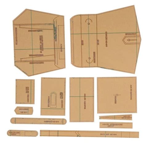 Vvikizy Mod Les De Motifs En Cuir Gabarit Acrylique Transparent Mod Le