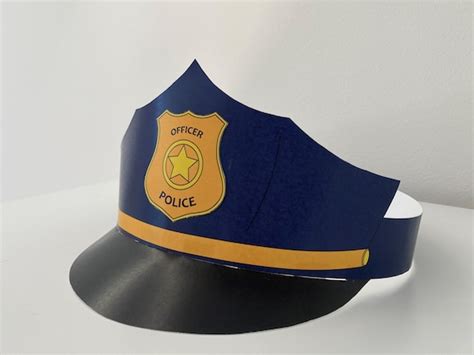 Police Hat Template