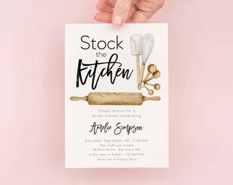 Cooking Party Invitation Etsy Party Invitations Place Cards Place