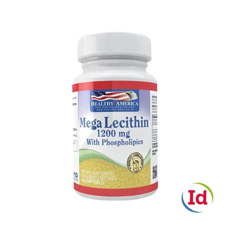 Mega Lecithin 1200mg 100 Softgels Interdrogas