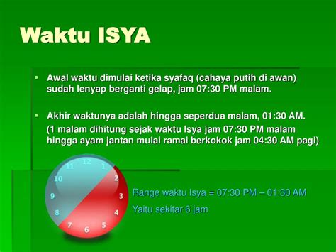 Sholat Isya Sampai Jam Berapa Studyhelp