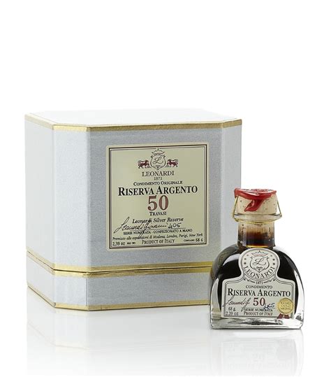 Leonardi 50 Year Riserva Argento Balsamic Condiment Multi Editorialist