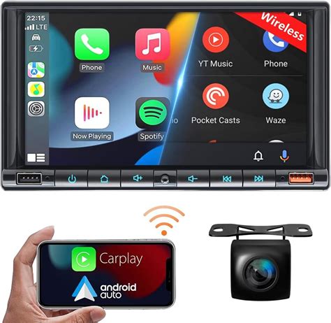 Amazon 2024 Newest 7 Inch Double Din Car Stereo For Wireless