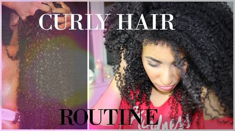 My Curly Hair Routine From The Shower To Poppin Curls Youtube